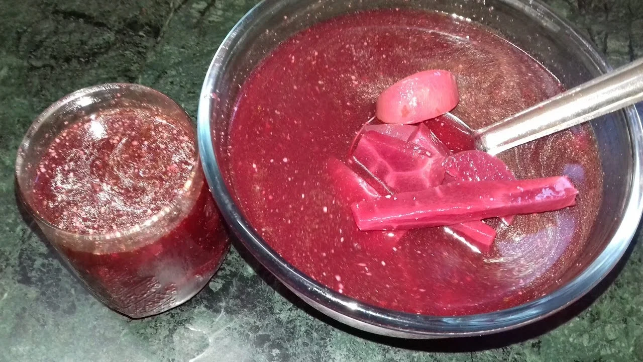 Kaanji Recipe | Black Carrot Kaanji for Cough And Weakness | An Indian Probiotic drink Kaanji Recipe - Black Carrot Kaanji for Cough And Weakness - An Indian Probiotic drink