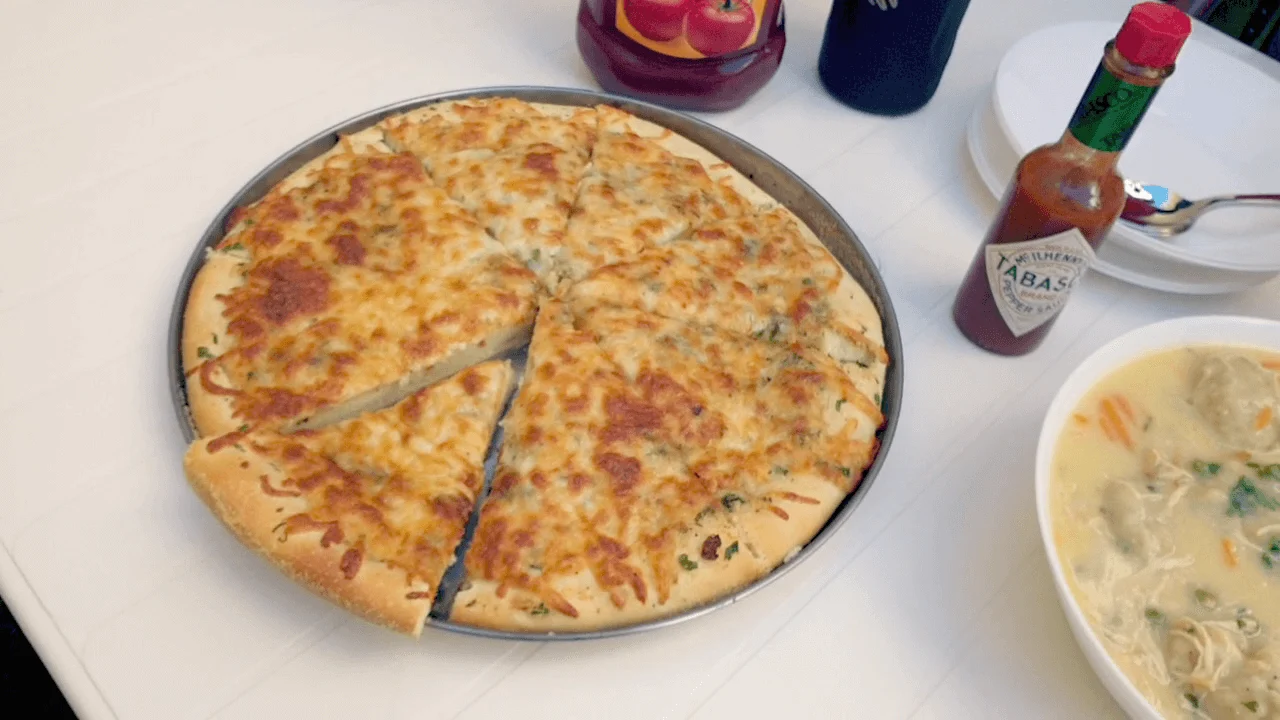 Garlic Bread Pizza Garlic Bread Pizza