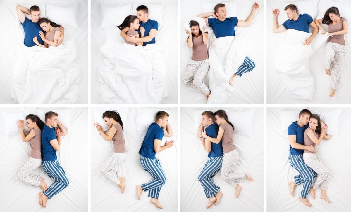 This is what your sleeping position says about your relationship