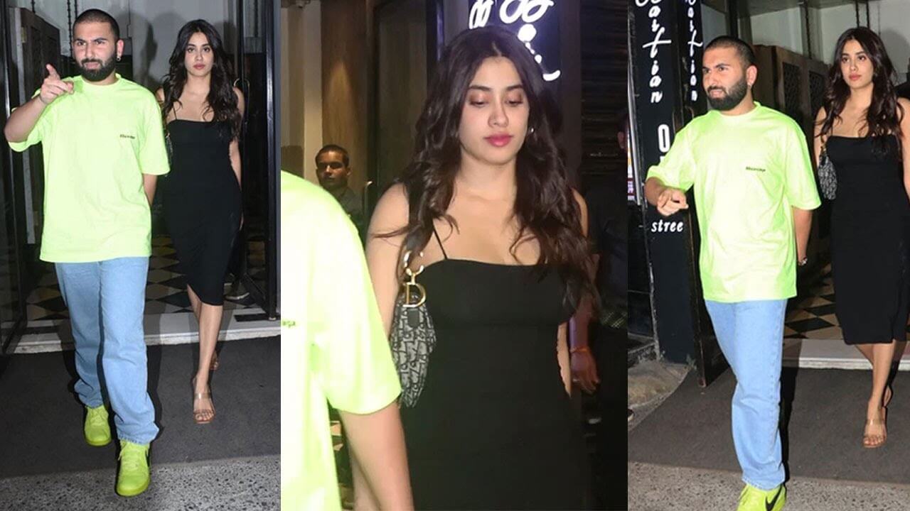 Is Janhvi Kapoor Not Single Spotted With Mystery Man On Dinner Date