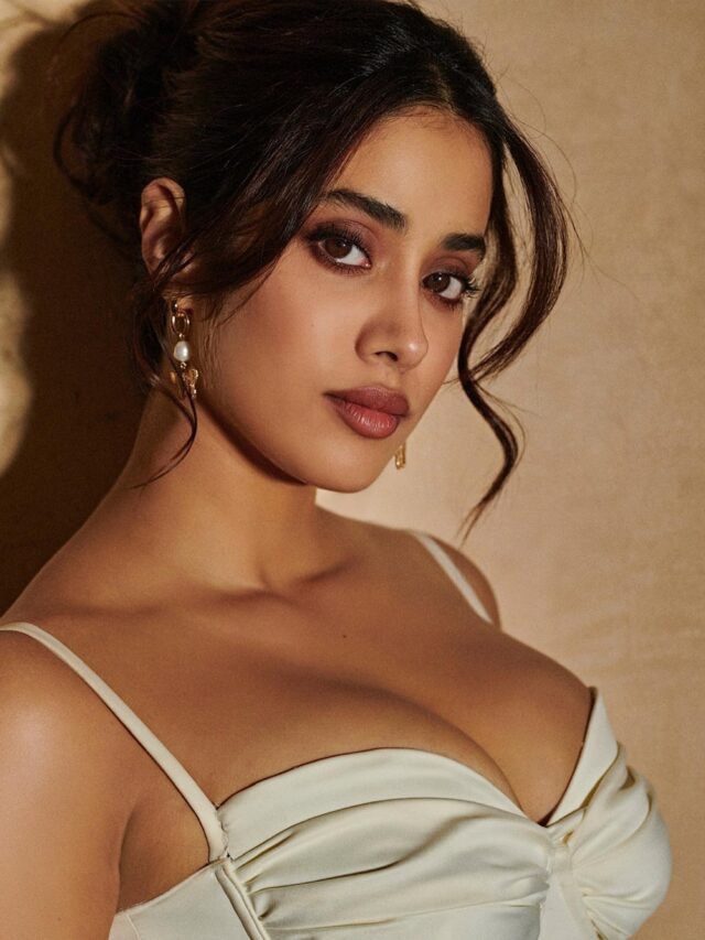 Janhvi Kapoor Makes Things Steamy in White Bodycon Short Dress With Plunging Neckline - Too Hot to Handle