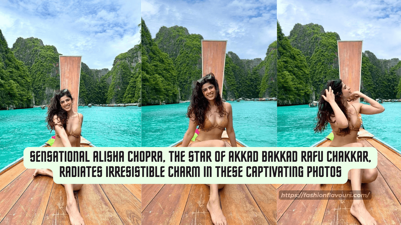 Sensational Alisha Chopra, the star of Akkad Bakkad Rafu Chakkar, radiates irresistible charm in these captivating photos