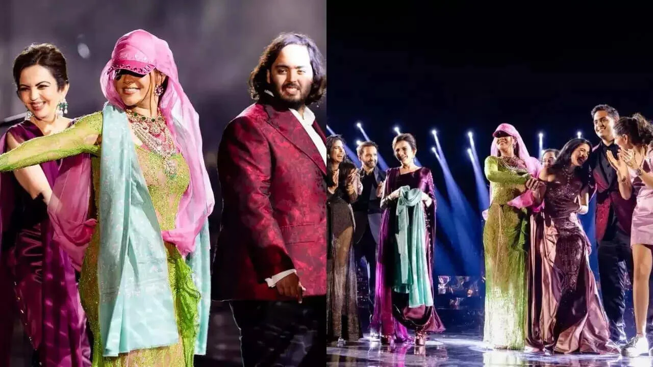 Day 01 - Rihanna steals the spotlight at Anant Ambani, Radhika Merchant’s pre-wedding celebrations