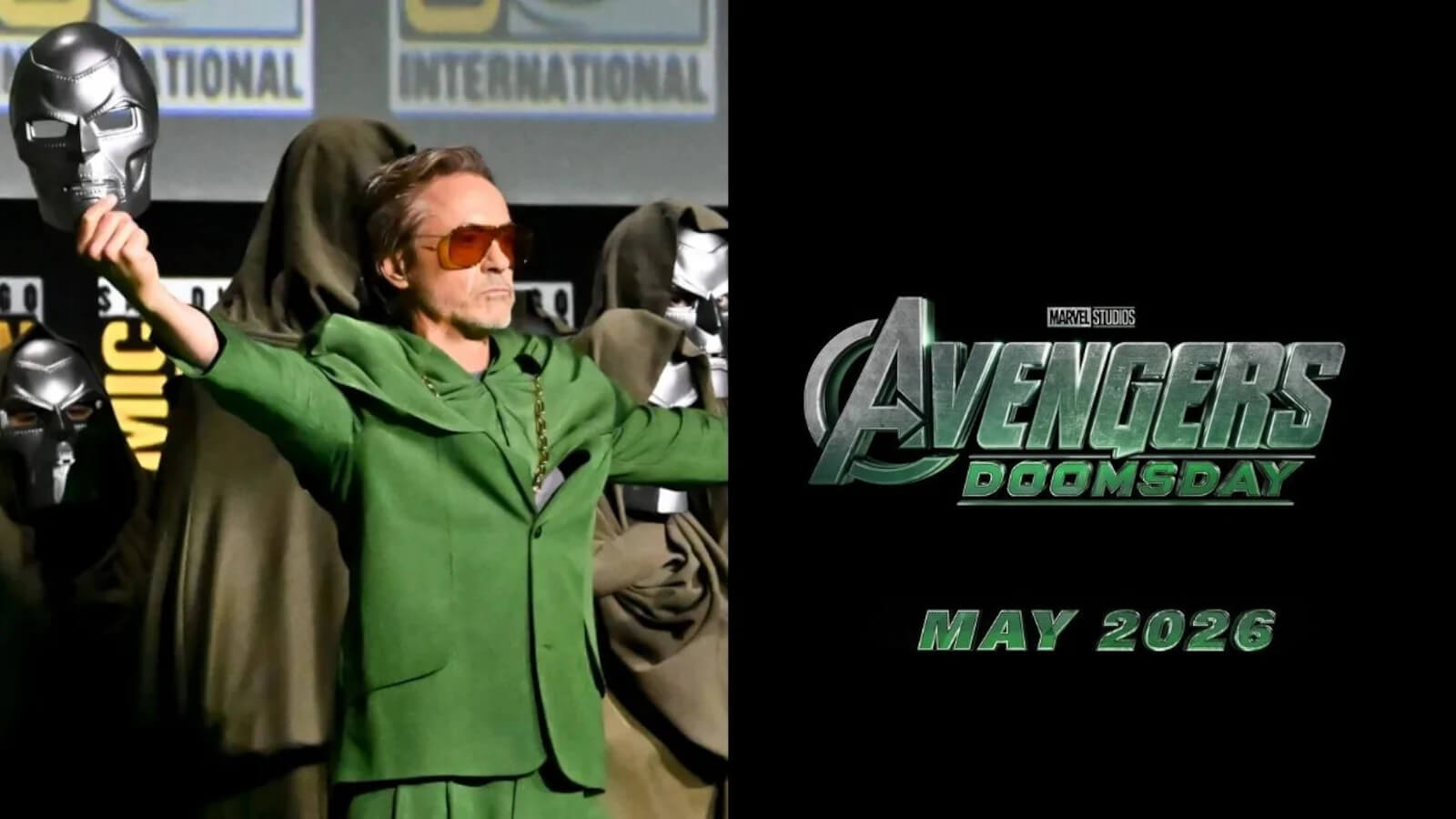 Robert Downey Jr to Play Dr Doom - Marvel Studios Announces Avengers Doomsday