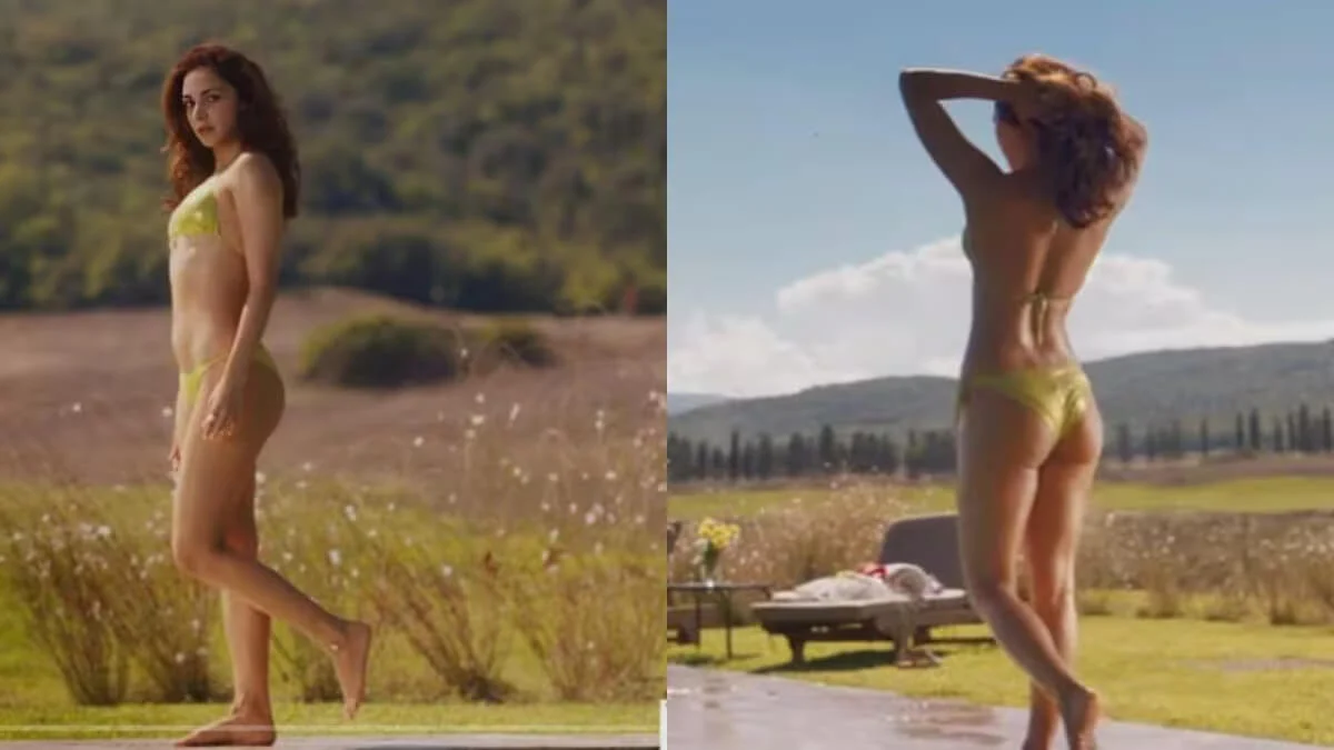War 2 teaser - Kiara Advani stuns in bold bikini look, two-second glimpse creates ruckus on internet, netizens say, She lost watch viral video